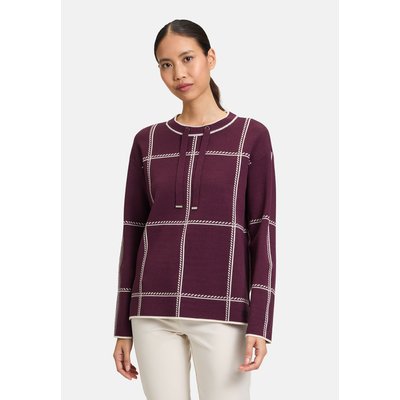 Pull-over en maille à carreaux BETTY BARCLAY