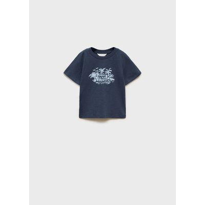 T-shirt coton motif en relief MANGO BABY