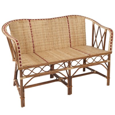 Banquette en rotin BAGATELLE KOK