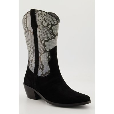 Bottines en cuir style western, daim ULLA POPKEN