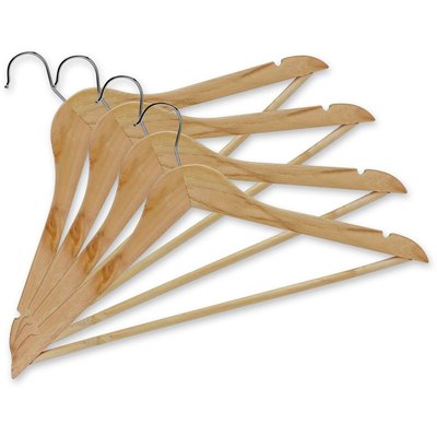 Cintres Cintres bois x 4 ESSENTIEL B