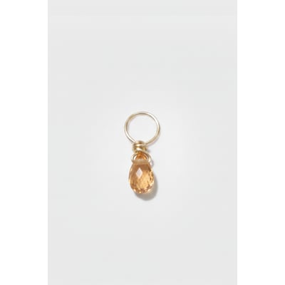 Pendentif Mia - Or 750‰ - Saphir orange YAY PARIS