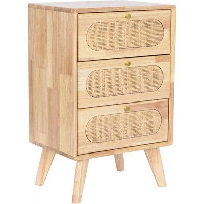 Commode en bois et rotin, Scandi RECOLLECTION