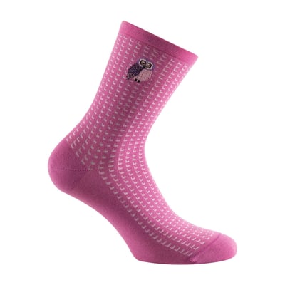 Mi-chaussettes Femme en coton chouette MADE IN FRANCE KINDY