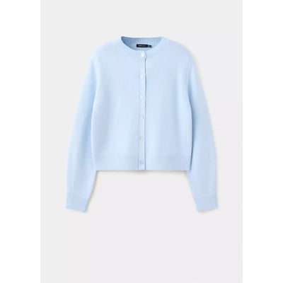 Cardigan laine col rond MANGO