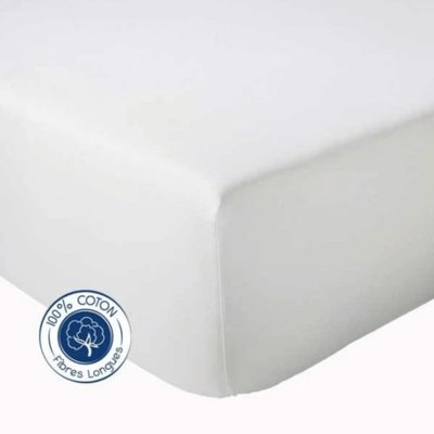 Drap Housse coton bonnet 23 cm fabriqué en France TRADILINGE