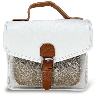Sac bandoulière cartable en cuir grainé CORTE OH MY BAG