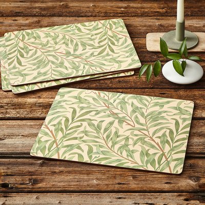 Set of 4 Morris & Co. Willow Bough Placemats MORRIS & CO.