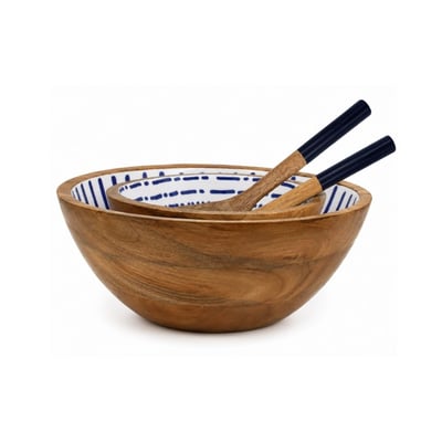 Set de 2 saladiers et couverts, SANTORIN ARTIME
