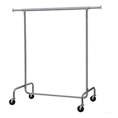 Portant à vêtements avec tringle extensible 110-150 cm sur roulettes CALICOSY