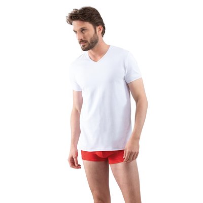 Camiseta con cuello de pico y manga corta EMINENCE