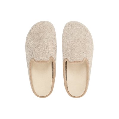 Mules en cuir et laine, Eponge ARTHUR