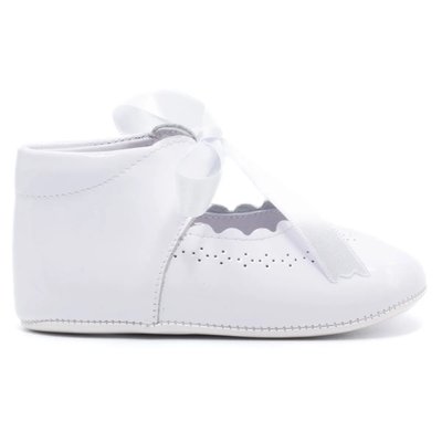 Chaussons bébé fille en cuir, cérémonie élégante - BONI CLEMENCE BONI&SIDONIE