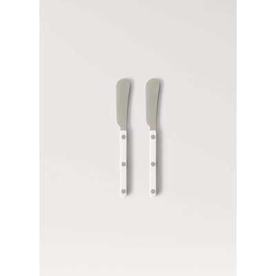 Ensemble de couteaux 2 pièces pour beurre avec manche en résine MANGO HOME