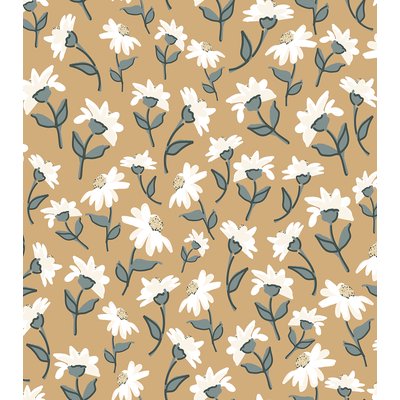 Papier peint enfant motif marguerites PICNIC DAY LILIPINSO