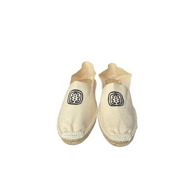 Espadrilles Francine en coton écru INES DE LA FRESSANGE PARIS