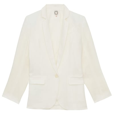 Veste Bruna en lin blanc INES DE LA FRESSANGE PARIS