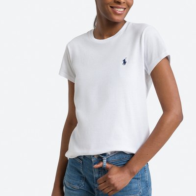 Cotton Crew Neck T-Shirt with Short Sleeves POLO RALPH LAUREN