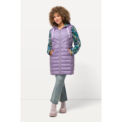 Longue veste matelassée sans manches. ULLA POPKEN