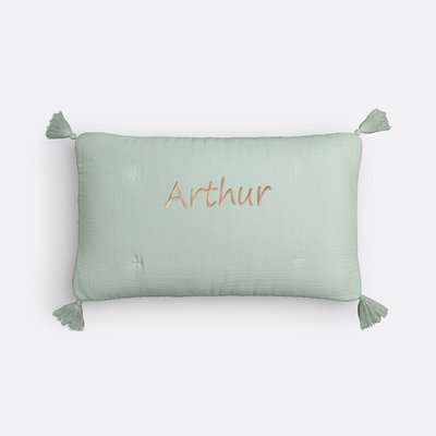 Housse coussin gaze de coton personnalisée Kumla LA REDOUTE INTERIEURS