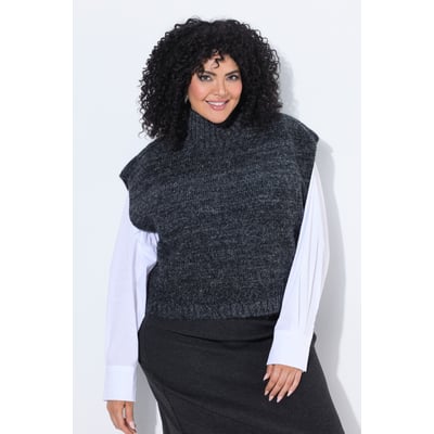 Pull sans manches avec micro-paillettes ULLA POPKEN