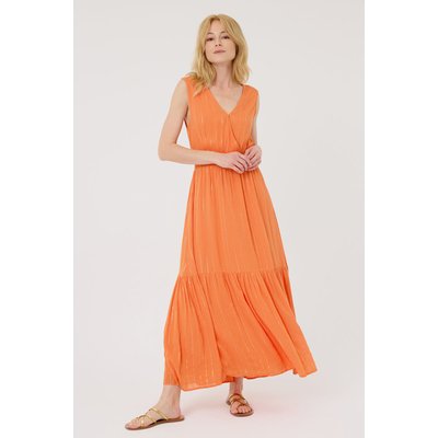 Robe longue sans manches avec taille smockée KAHINA ARTLOVE