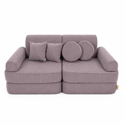 Canapé modulable velours SLIMCORDE MEOW BABY