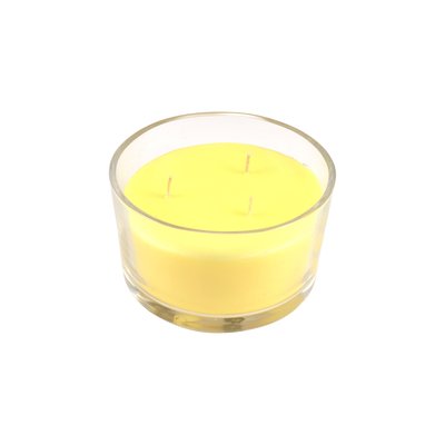 Bougie verrine parfumée 3 mèches DOUCEUR D'INTÉRIEUR