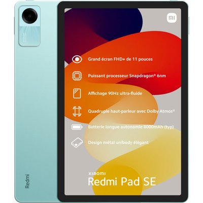 Tablette Android Redmi Pad SE Vert 128Go XIAOMI