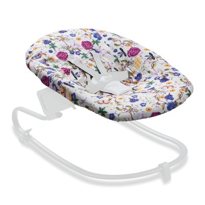 Housse pour transat bébé beige floral HAUCK