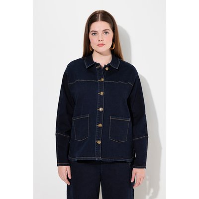 Veste en jean en coton bio, tissu extensible ULLA POPKEN