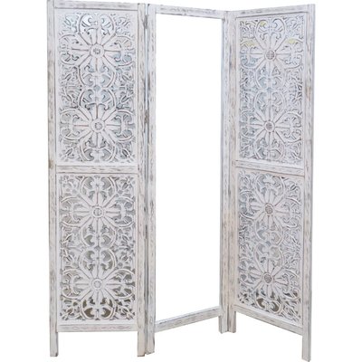 Paravent en bois avec miroir, Bouddha & Zen RECOLLECTION