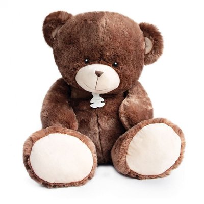 Peluche Ours marron BELLYDOU 90 cm HISTOIRE D'OURS