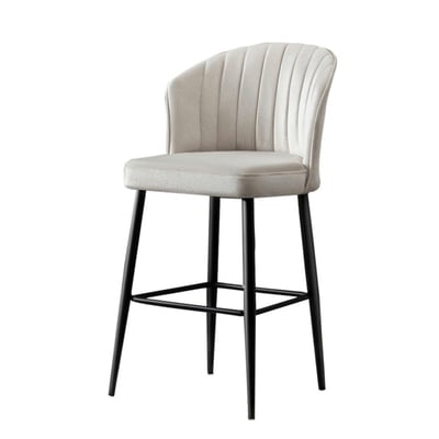 Tabouret de bar en velours (lot de 2) ROSARIO PIER IMPORT