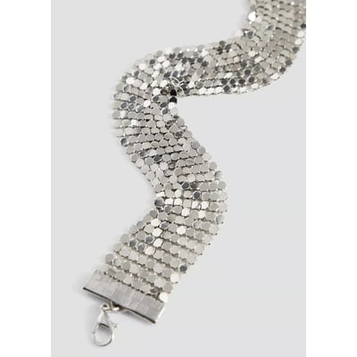Collier chocker métallique MANGO TEEN