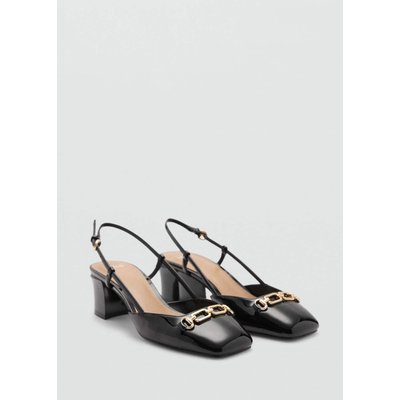 Chaussures talon maillons MANGO