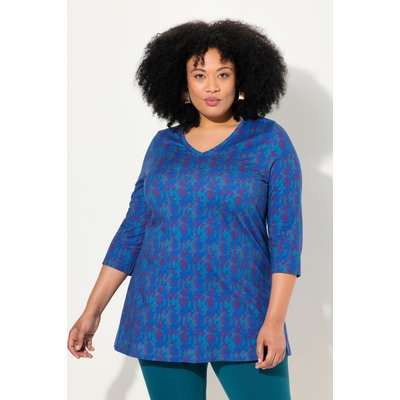 T-shirt long à manches 3/4 et col en V ULLA POPKEN