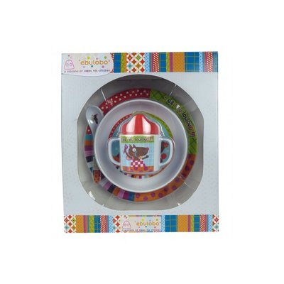 Coffret repas bébé Louloup EBULOBO