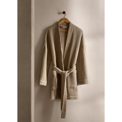 Peignoir 100 % coton gaufré MANGO HOME