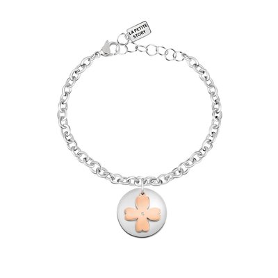 Bracelet en acier et cristal LA PETITE STORY