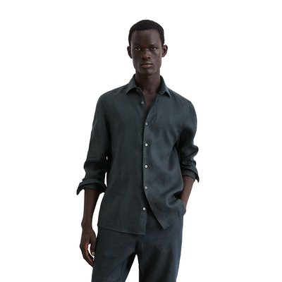 Chemise shaped en pur lin MARC O'POLO