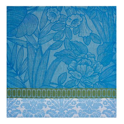 Serviette de table en Lin, ESCAPADE TROPICALE LE JACQUARD FRANCAIS