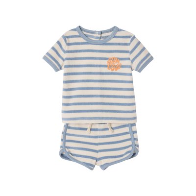 Ensemble bébé tee-shirt + short en éponge VERTBAUDET