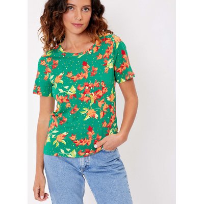 T-shirt coton flammé bio imprimé SOLIANE LA FIANCÉE