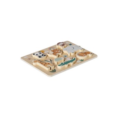 Puzzle chunky Jungle en bois FSC® VERTBAUDET