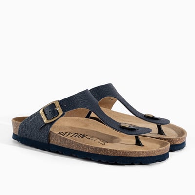 Tongs en cuir MERCURE BAYTON