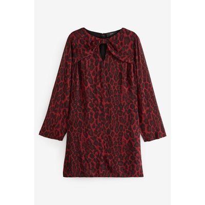 Robe courte à manches longues avec nœud NEXT