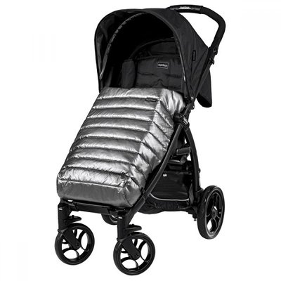 Chancelière poussette grise PEG PEREGO