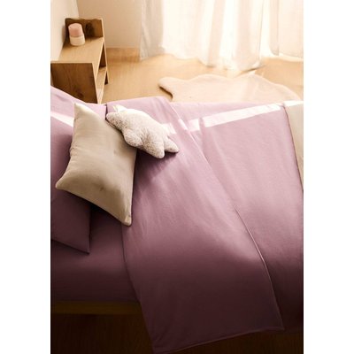 Housse de couette enfant coton lavé double surpiqûre lit 90 cm MANGO HOME