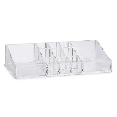Rangement maquillage acrylique transparent 11 compartiments WADIGA